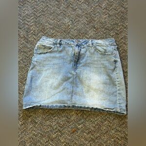 Denim Mini Skirt